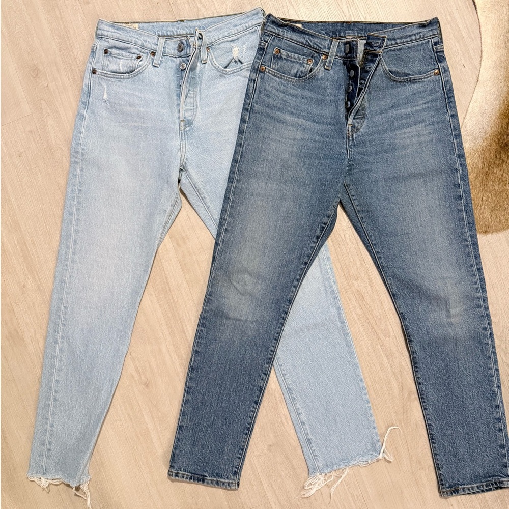 Levi's 501 skinny denim jeans bundle
